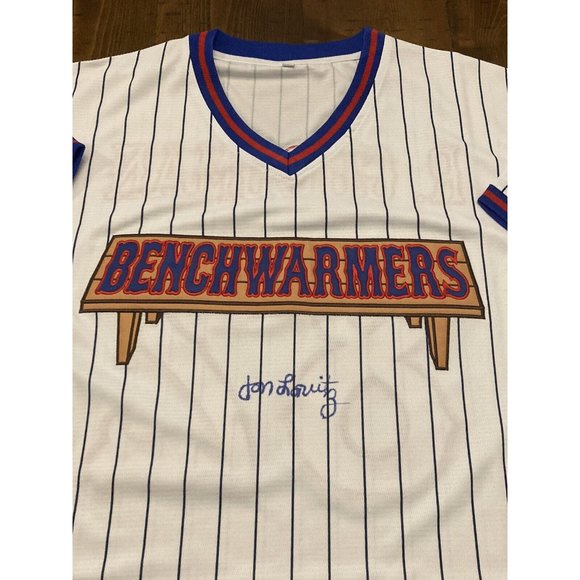 Benchwarmers Movie Signed Autographed Baseball Jersey Jon Lovitz - Picture 1 of 5
